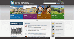 Desktop Screenshot of broumov-mesto.cz